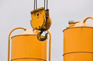 Hook and gravel silos photo