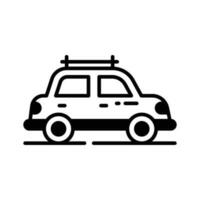 agarrar esta cuidadosamente diseñado icono de coche en moderno estilo, Listo a utilizar icono vector