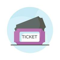 Check this beautifully designed vector of tickets in modern style