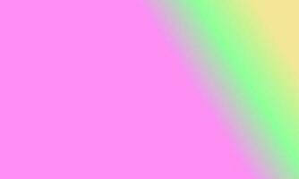 Design simple pink,yellow and green gradient color illustration background photo