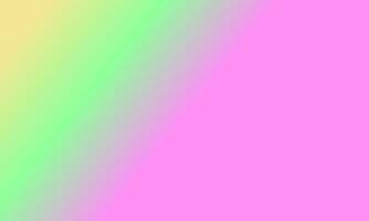 Design simple pink,yellow and green gradient color illustration background photo