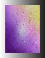 modern abstract polygonal background, colorful vector