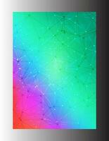 modern abstract polygonal background, colorful vector