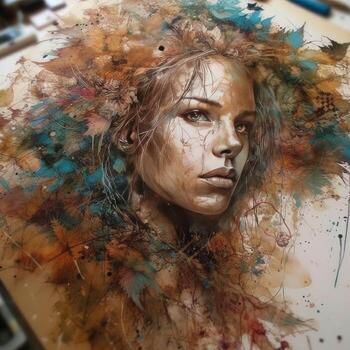 create an intricate and detailed image. photo