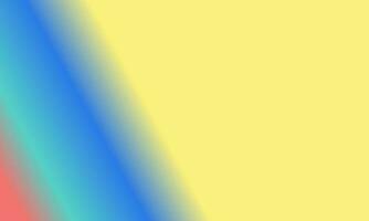 Design simple Cyan,red,yellow and blue gradient color illustration background photo