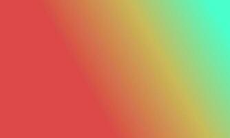 Design simple cyan,red and yellow gradient color illustration background photo