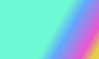 Design simple cyan,blue,yellow and pink gradient color illustration background photo