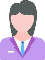 Faceless Businesswoman Cartoon Character on White Background. vector