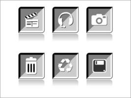 web mail icons set can be used for websites, web applications. email applications or server Icons vector