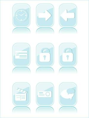 web mail icons set for websites, web applications. email applications or server Icons.