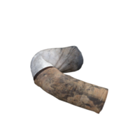 cigarette butt isolated 3d png