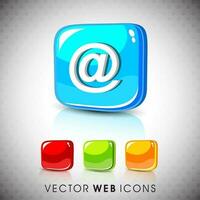 lustroso web iconos vector