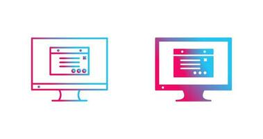 Unique Internet Ads Vector Icon