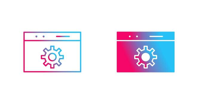 Unique Web Optimization Vector Icon