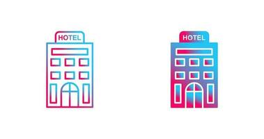 icono de vector de hotel