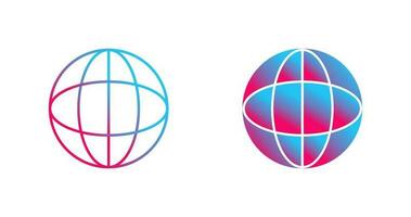 Unique Globe Vector Icon