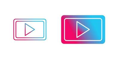 Unique Video Communication Vector Icon