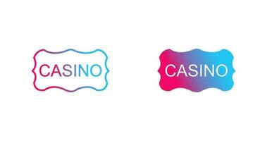 Casino Sign Vector Icon