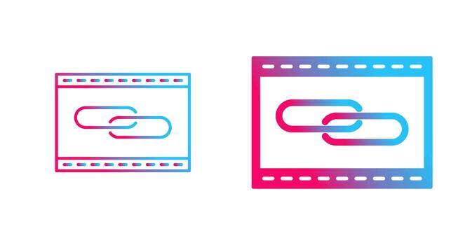 Unique Link Optimization Vector Icon