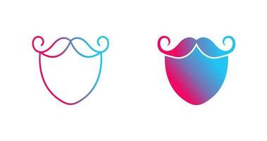 Beard and Moustache Vector Icon