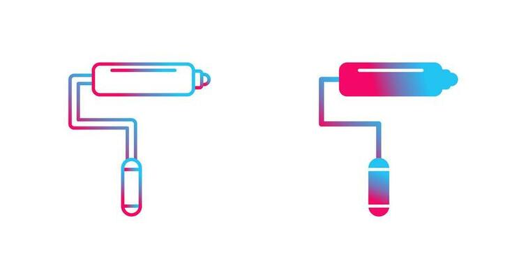 Paint Roller Vector Icon