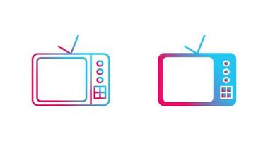 TV Set Vector Icon