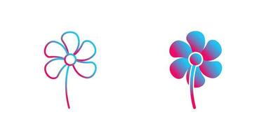 Small flowers Vector Icon