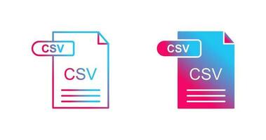 CSV Vector Icon