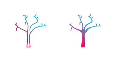 Tree with no Leaves Vector Icon