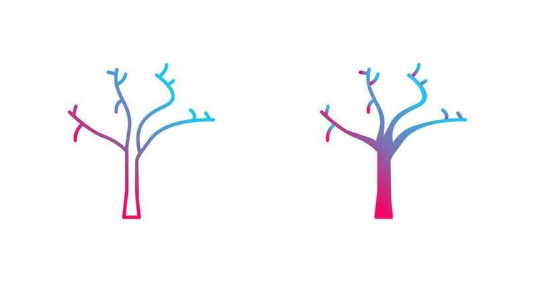 Tree with no Leaves Vector Icon