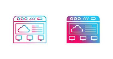 Cloud Computing Vector Icon