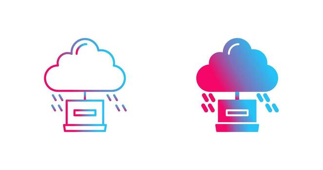 Cloud Computing Vector Icon