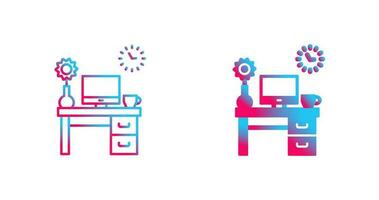 Work Table Vector Icon