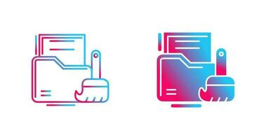 Data Cleaning Vector Icon