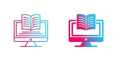 Digital Learning Vector Icon