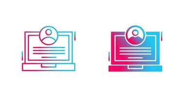 CV Vector Icon