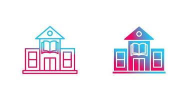 Library Building Vector Icon