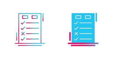 Today to Done CheckList Vector Icon