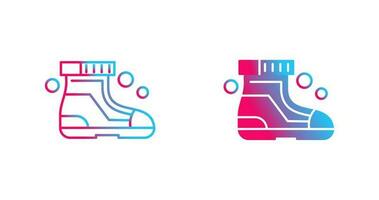 Ski Boots Vector Icon