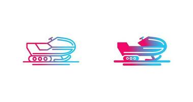 Snowmobile Vector Icon