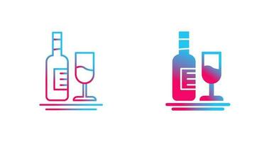 White Wine Vector Icon