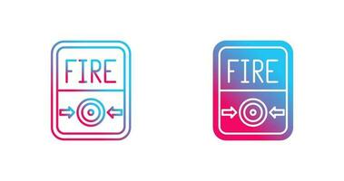 Fire Button Vector Icon