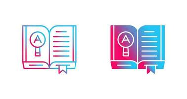 Open Book Vector Icon