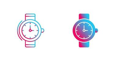 icono de vector de reloj de pulsera