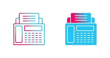 Fax Machine Vector Icon