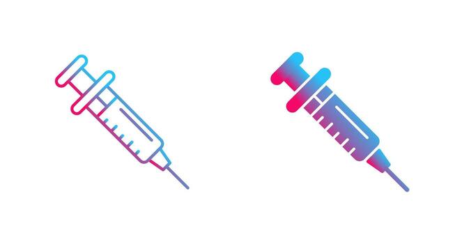 icono de vector de inyección