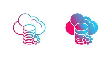 Cloud Data Vector Icon