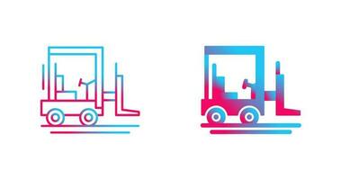 Forklift Vector Icon