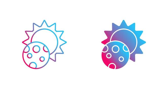Eclipse Vector Icon