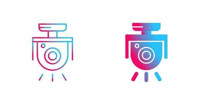 Security Camera Vector Icon